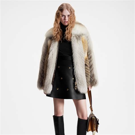 fur coats women Versace